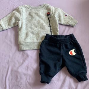 Champion baby boy sweatsuit